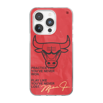 iPhone CP Print Case MJ Bulls Quote