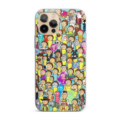 iPhone CP Print Case Many Morty