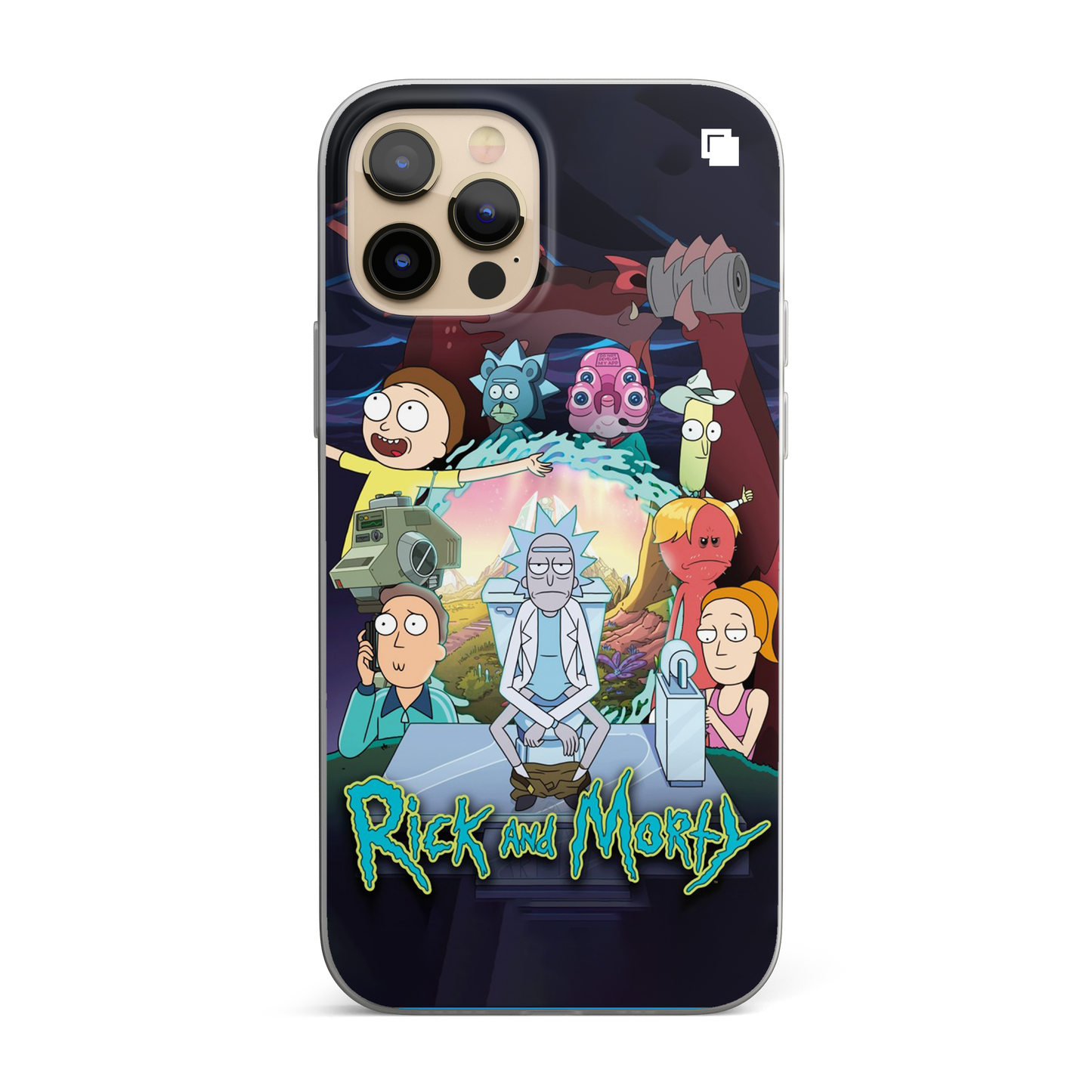 iPhone CP Print Case Rick & Morty Toilet Heaven