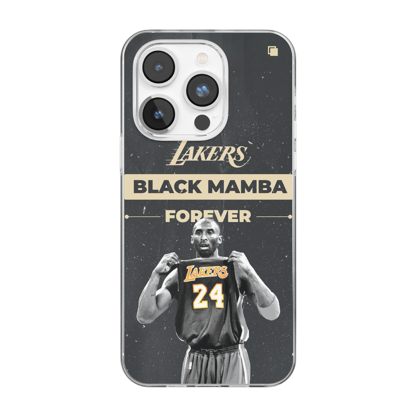 iPhone CP Print Case Kobe Black Mamba Forever