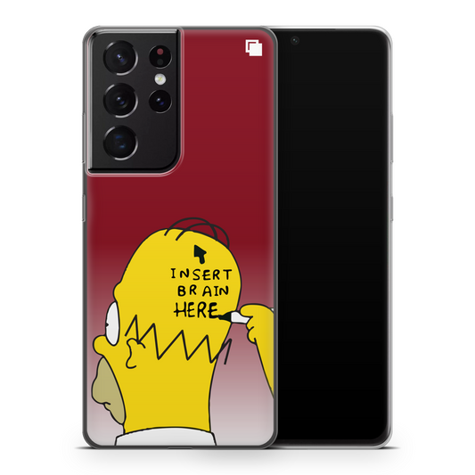 Samsung CP Print Case Homer Insert Brain