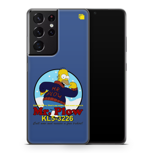 Samsung CP Print Case Homer Mr Plow